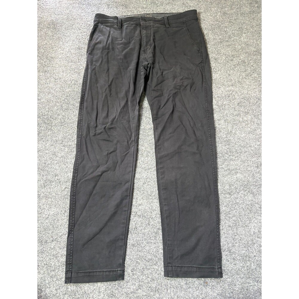 Levis XX Chino Pants Mens 33X32 Black Standard Taper